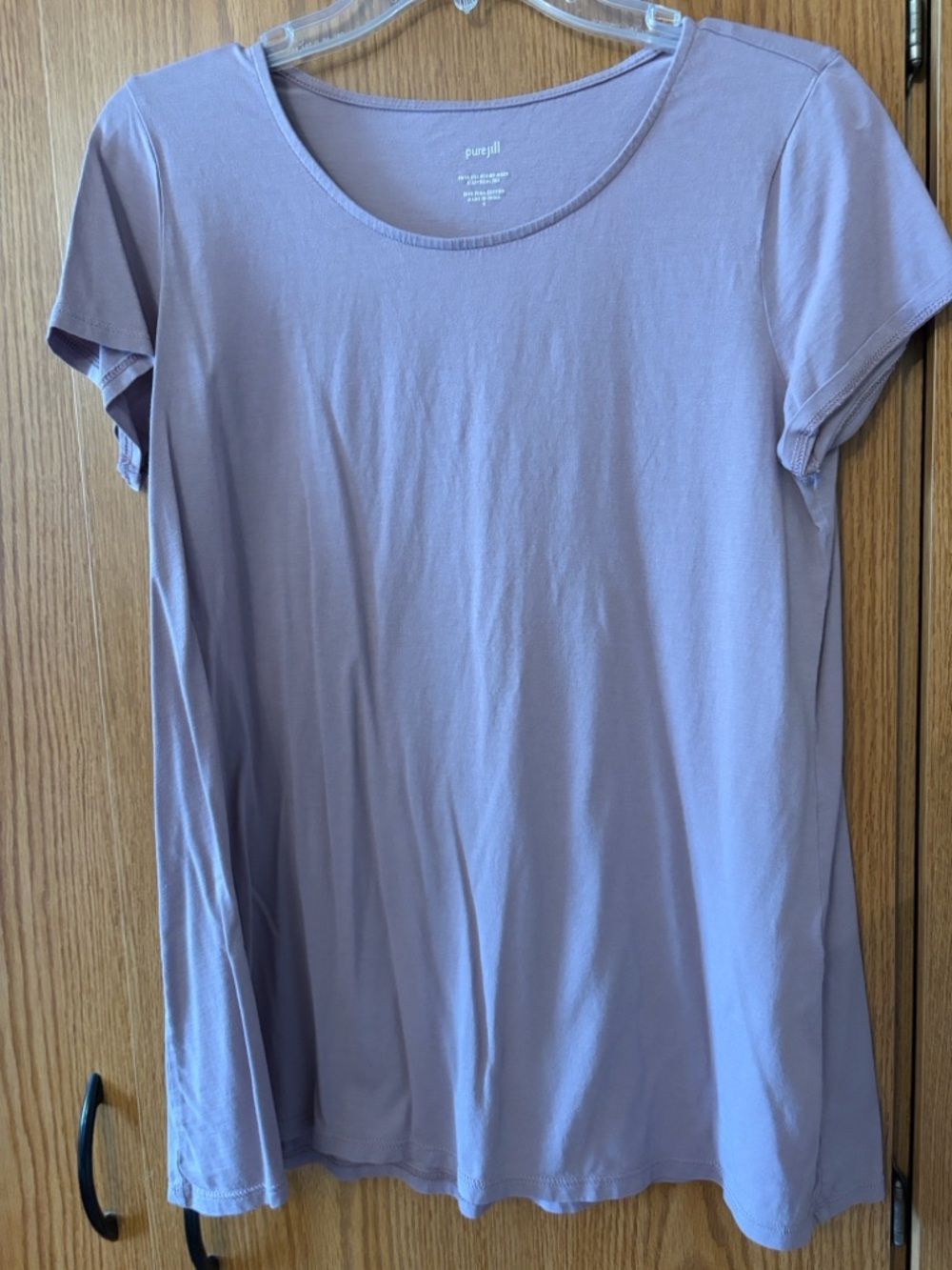 J.Jill Pure Jill Lavender Scoop Neck Short Sleeve Top